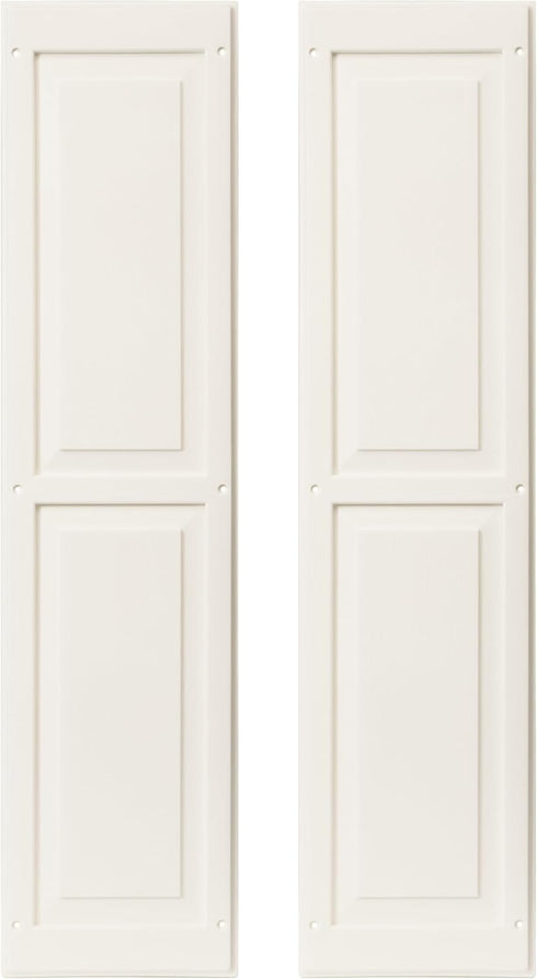 Shed Shutters Raised Panel 9" W x 22" H, Paintable for Sheds,