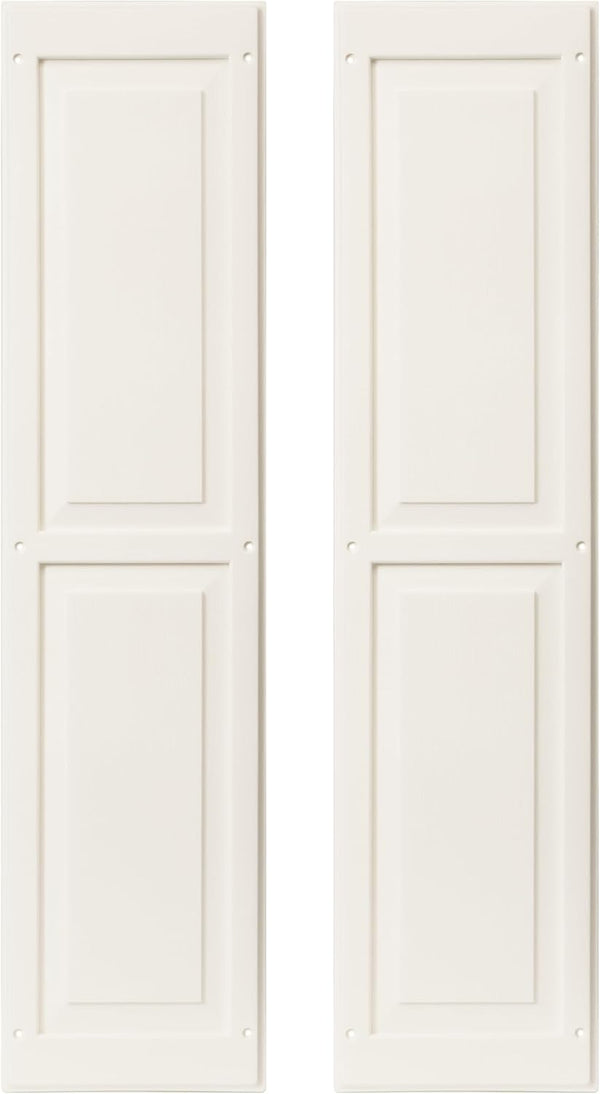 Shed Shutters Raised Panel 9" W x 22" H, Paintable for Sheds,