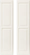 Shed Shutters Raised Panel 9" W x 22" H, Paintable for Sheds,