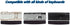 BRILA Keyboard Wrist Rest Support Cushion Pad for Computer, Laptop, Office Work, PC Gaming - Memory Foam Gel