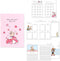 Monolike Happy and Lucky Diary, 6 Month Academic Planner, Weekly & Monthly Scheduler, Love Letter