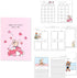 Monolike Happy and Lucky Diary, 6 Month Academic Planner, Weekly & Monthly Scheduler, Love Letter