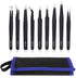 9PCS Precision Tweezers Set, Upgraded Anti-Static Stainless Steel for Laboratory Work and Jewelry-Making