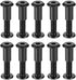 uxcell Screw Post Fit for 5/16"(8mm) Hole Dia Male M6x30mm Binding Bolts Leather Fastener Carbon Steel