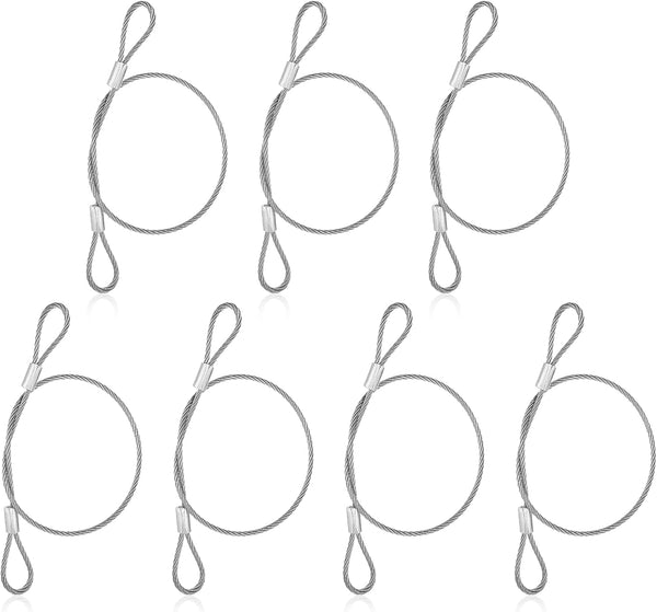 InnoHHustle Luggage Lock Safety Cable, Wire Rope Lanyard Lock Security Chains for Outdoor