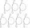 InnoHHustle Luggage Lock Safety Cable, Wire Rope Lanyard Lock Security Chains for Outdoor