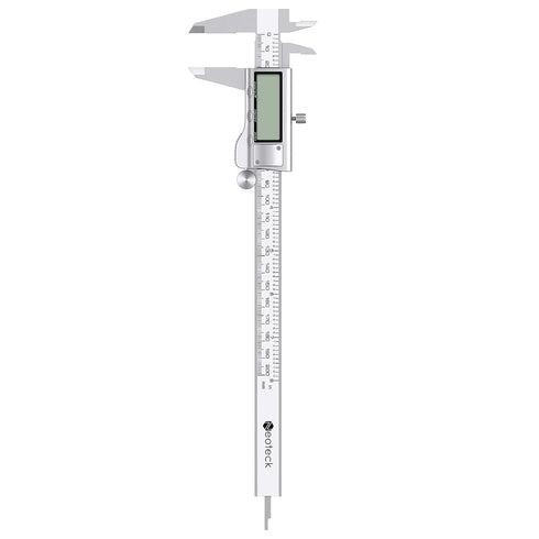 Neoteck 8 inch Digital Caliper, Stainless Electronic Measuring Tool with Fraction/Inch/Millimeter Conversion