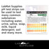 Plastic pH Test Strips, Universal Application, 100 Strips, pH 0.0-14.0, 0.5 pH Intervals