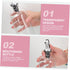 Set Elegant Glass Mouthwash Dispenser for Home Use