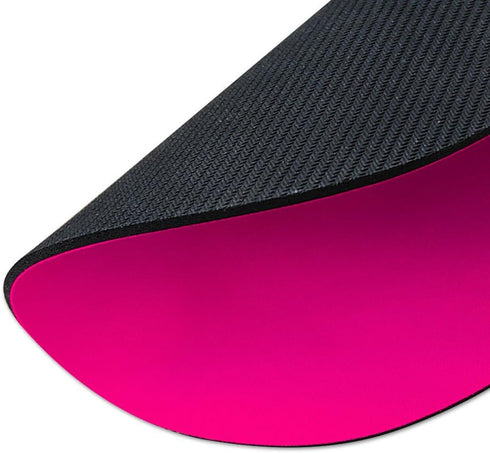 FINCIBO Non-Slip Round Mousepad, Solid Hot Pink Mouse Pad for Home, Office, Gaming Desk