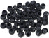 Roleader 50pcs Black Round Plastic Tubing Plug Caps, Thickened Pp Chair Leg End