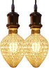 VicFlora Vintage Edison LED Bulbs, Strawberry Shaped Light Bulbs 4W G30 E26 Base
