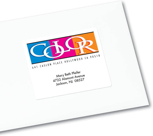 Avery Matte White Shipping Labels, Sure Feed Technology, Permanent Adhesive, 3-1/3" x 4", 120 Labels (8254)