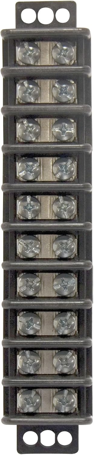 Gardner Bender GTB-410 10-Pole Terminal Block - Black