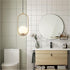 5.9 2.64" BOKT Frosted White Glass Globe Lamp Shade Replacement Milk Glass Ball Lampshade Cover Opal Sphere Shade