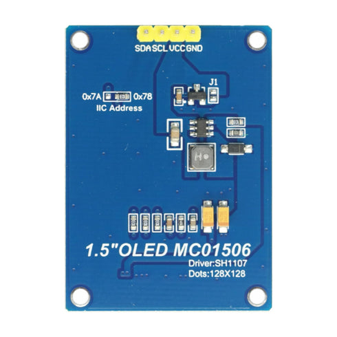GODIYMODULES 1.5 inch 4PIN SH1107 128 128 I2C 51 STM32 P22101 P22102 OLED Module Display Screen Drive IC * IIC