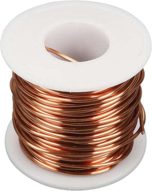 Fielect 1.2mm Inner Dia Enameled Copper Magnet Wire Winding Coil (49.2Ft Length) QA-155 2UEW