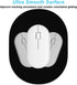Rimilak Small Waterproof Mouse Pad, 6 x 8 Inch Compact Mini Mat for Laptop, Wireless Mouse, Home Office, Travel, Black.