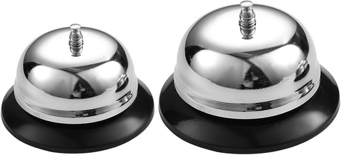 GREYWAWA Counter, Metal Anti-Rust Desktop Call Bells Customer Service Bells Pet Training Bells Kitchen Tool For Table