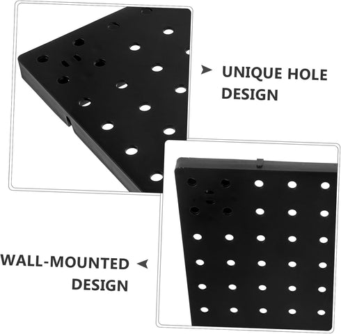 Metal Garage Wall Panels - Utility Pegboard Organizer with Storage Bins
