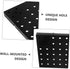 Metal Garage Wall Panels - Utility Pegboard Organizer with Storage Bins