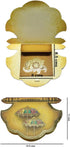 srne (Pack 10) 2-fold Set Shagun Envelopes of Pankha Fan Shaped Fancy Designer Money Cash Gift Envelope for Indian