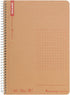 Maruman N248 Ring Notebook, 0.2 inch (5 mm) Square Ruled, Basic B6, 40 Pieces, Set of 10