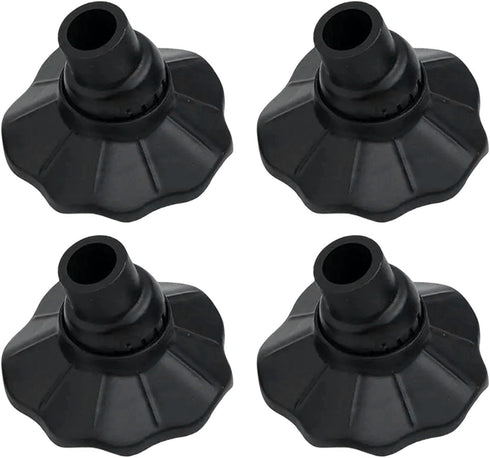 Generic 4pcs Chair Foot Pads for Outdoor Camping, Non-Slip Plastic Leg Mats with