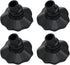 Generic 4pcs Chair Foot Pads for Outdoor Camping, Non-Slip Plastic Leg Mats with