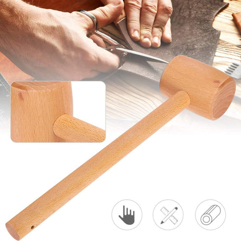 Strong Easy To Use Hammer, High Hardness Durable Mallet for Woodworking and Wood Carving