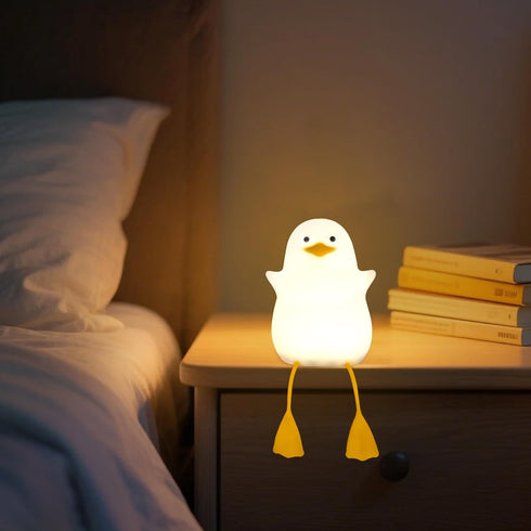 YuanDian Cute Duck Night Light, Gifts for Women Teen Girls Baby,Night Lights for Kids Bedroom Kawaii Room Decor, Cute