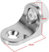 10pcs Shelf Support Pegs, Glass Shelf Brackets, Brackets for Glass Shelves, Zinc Alloy Round Corners Shape Shelf Holder