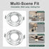 erioctry 115mm 4.5 Inch Universal Light Fixture Mounting Bracket Kit Ceiling Plate & Crossbar for Pendant Chandelier