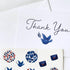 6 4.25 Pack 25 CARDAMONOLY Thank You Cards with Envelopes Funeral - Sympathy Cards with Envelopes with Blue Dove
