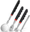 Patelai 4 Pcs Telescoping Magnet Tool Inspection Mirror Set, Magnetic Pickup Tool with LED Light for Gifts