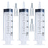 AKRAF 3 Pack 200ml Syringe for Scientific Labs, Refilling and Measuring