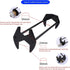 Basin Wrench Set, 7 Sizes Universal Sink Wrench, Multifunctional Carbon Steel Faucet Wrench (Black) (2)