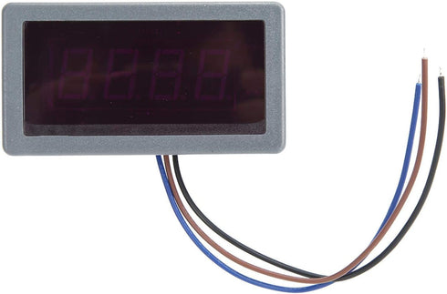 AC 110V-230V 4 Digital LED Tachometer RPM Speed Meter 40mA 10-9999 + Hall Proximity Switch Sensor NPN - Fafeicy