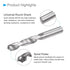 Solid Carbide Drill Bits, 7mm Diameter, YG6 Tungsten Carbide Straight Shank Twist Drill Bits