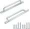 2 PCS Pull Push Door Handle - Metal Commercial Door Handle, Stainless Steel Heavy Duty Barn Door Pulls