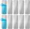 SULIKJHUI 10pcs Adhesive Metal Plate, Metal Strips With Adhesive Backing for Under Cabinet