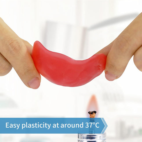 Base Plate Wax Orthodontic Dental Wax Sheets, 20PCS Red Utility Bite Wax for Modelling, Filling, Lab Equipment