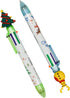 Maydahui 12PCS Christmas Multicolor Ballpoint Pens, 6-in-1 Retractable Printing Pens for Christmas Party