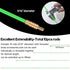 14FT Fiberglass Running Electrical Wire Cable Glow Rods, Fish Rods Electrical Kit with 8 Attachments and Fish Tape