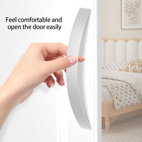 Ywmsfl Drawer Pulls Aluminum Alloy Dressers Knob Cupboard Handle Simple Furniture Handle Elegant Bedside Cabinet Pull