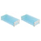 YOKIVE 2Pcs Tube Rack Holder, Polypropylene for 13-16mm Lab Test Tubes, 50-Sockets, Blue
