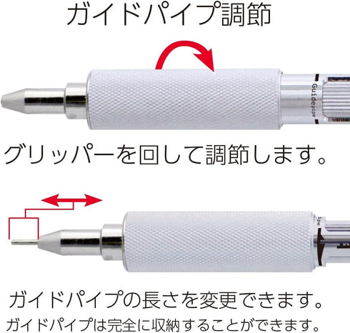 ??? OHTO MS01 Mechanical Pencil High-Functionality All-Metal Aluminum Brass Body Drafting Pencil 0.5mm Blue