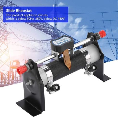 Sliding Rheostat, Physics Equipment Electrical Slide Rheostat, Resistance Adjustable Scientific Laboratory Tool 1.5A