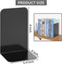 VFINE Bookends 1 Pair, Bookends for Shelves, Metal Black Book Ends for Shelves, Book Ends for Heavy Books, Book Shelf Holder for Home Office by VFINE