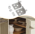 Generic 2 Pieces Shelf Corner Bracket L Bracket Angle Bracket Stainless Steel Shelf Support for Furniture Shelf